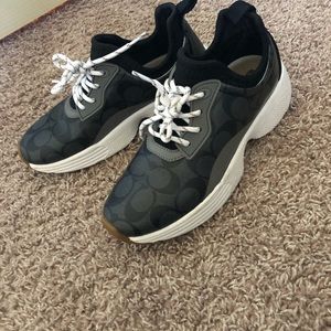 Slightly worn coach shoes